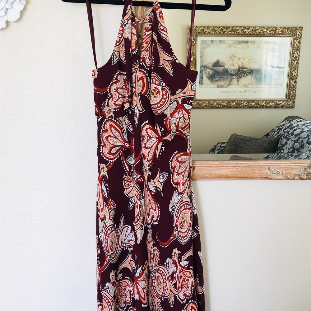 AnnTaylor Silk Halter Dress